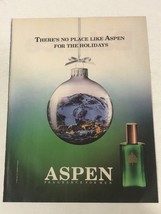 1995 Aspen Cologne Vintage Print Ad Advertisement pa26 - $7.91