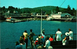 Weirs Docks From Mt Washington Lake Winnipesaukee NH UNP Chrome Postcard C1 - £2.28 GBP