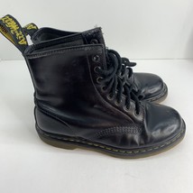 Dr. Martens Milled  Leather Women&#39;s Boot - Black Polished Smooth Size 9 ... - $74.24