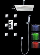 Cascada Luxury Bathroom Shower Set with Luxury 16" Water Power LED Shower Head ( - $742.45