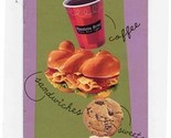 Einstein Bros Bagels Deli Soup, Favorites Sandwiches Menu 2002 - $15.84