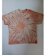 Jim Beam T Shirt Orange Tie Dye Short Sleeve Cotton Men&#39;s Sz XL Whiskey - $218.24 MXN