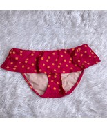 Sundance Catalog Slit Skirted Bikini Bottom Pink Orange Floral Swim Wome... - £23.38 GBP