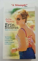 Erin Brockovich VHS Movie 2002 Universal Starring Julia Roberts  - $5.89