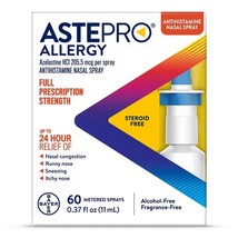 Astepro Allergy Nasal Spray, *03/2027*24-Hour Allergy Relief, Steroid-Free - $19.99