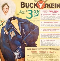 Du Pont Buck Skein Joe Waterproof Jacket 1941 Advertisement Outdoors DWNN27 - $29.99