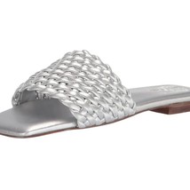 Vince Camuto Arissa Woven Flat Sandal in Pewter. SZ 6.5M - $44.55