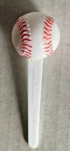 Bakery Crafts Plastic Cupcake Favors Toppers New Lot of 6 &quot;Baseball Pick... - £5.58 GBP
