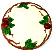 Franciscan Ware Apple Dinner Plate Hand Decorated USA 11&quot; Earthenware - $16.82