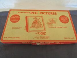 Vintage Keystone Peg Pictures Colored Pegs Model Set 515 - $33.73