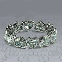 Anillo de bodas de eternidad de diamantes creados en laboratorio HeartCut... - £94.08 GBP