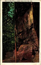 Rock Along Trail Turkey Run State Park Indiana IN UNP WB Postcard B9 - £2.33 GBP