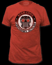 Guardians of the Galaxy Star-Lord, Legendary Outlaw Red T-Shirt NEW UNWORN - £15.92 GBP