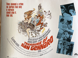 Treasure of San Gennaro 1966 vintage movie poster - £78.63 GBP