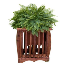 Cedar Planter With 14&quot; Pot - Amish Red Cedar Plant Box - £280.72 GBP