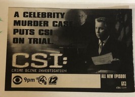 CSI Tv Guide Print Ad William Peterson TPA8 - £3.32 GBP