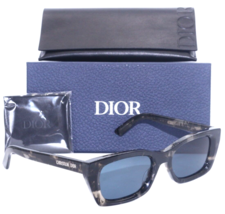 New Christian Dior Diormidnight S31 29C0 Brown MARBLE/BLUE Lens Sunglasses 52-19 - £187.42 GBP