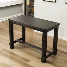 Bar Height Dining Table Made Of Wood In The Style Of The Lotusville By Roundhill - $556.99