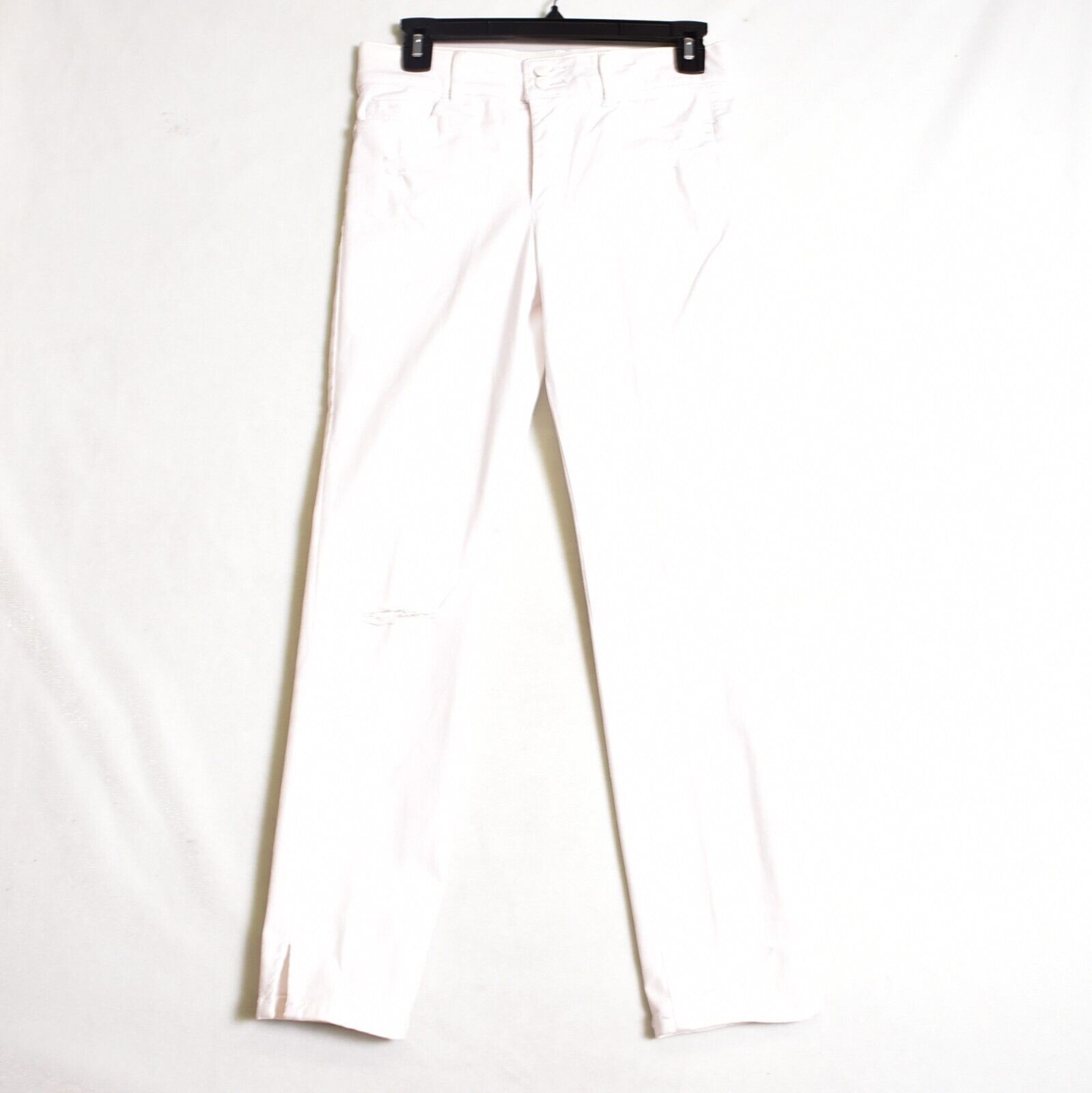 Candies Made To Sparkle Distressed Ankle Jeans Stretch JUNIORS Size 7 White - £18.97 GBP
