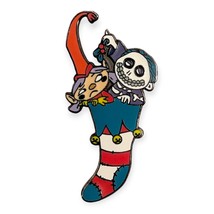 Nightmare Before Christmas Disney Pin: Barrel and Elf in Stocking  - $34.90