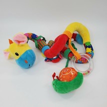 McKerdon Snail Car Seat Baby Toy Activity Spiral Plush Stroller Crib Rattle B304 - £9.43 GBP