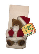 Teddy N Me Vintage Small 1983 Mattel Santa Bear - $4.87