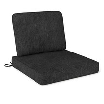 2-Pack Outdoor Patio Cushion Set with Removable Covers-Gray - Color: Gray - $105.43