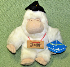 VINTAGE JERRY ELSNER GILBERT GRADUATE GORILLA PET 9&quot; PLUSH w/TAGS #1387 ... - $19.79