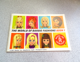 Vintage 1967 Mattel Barbie Booklet World of Barbie Fashions Book # 1 - $9.99