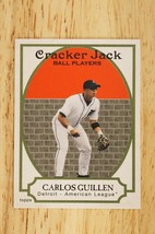 2005 Topps Baseball Card Cracker Jack Mini Sticker #64 Carlos Guillen Detroit - £1.57 GBP