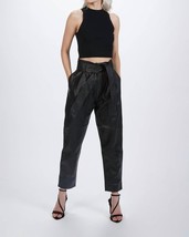 Smythe Pleated Leather Pant Black - $743.52 CAD