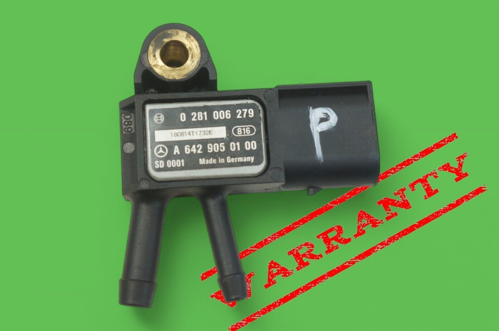 mercedes OM642 e320 e350 CDI DIESEL exhaust gas differential pressure se... - $55.00