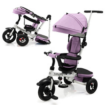 Folding Baby Tricycle Versatile Stroller Tricycle w/ 360 Reversible Seat... - $230.99