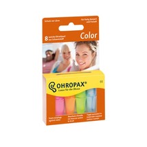 Ohropax COLORS ear plugs 8ct./1 box made in Germany FREE SHIPPING - $10.88