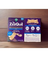2 Boxes VICKS ZzzQuil Sleep Nasal Strips Ultra 26 Tan Strips (52 total s... - $19.99