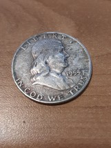½ Half Dollar Franklin Silver Coin 1953 D Denver Mint 50C KM#199 - £12.86 GBP