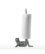 Frog Paper Towel Holder Animal Toilet Paper Roll Holder Antique Cast Iro... - $193.49