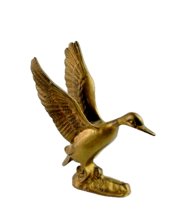 MSH Imports Taiwan Brass Duck Figure Wings Flying - £15.92 GBP