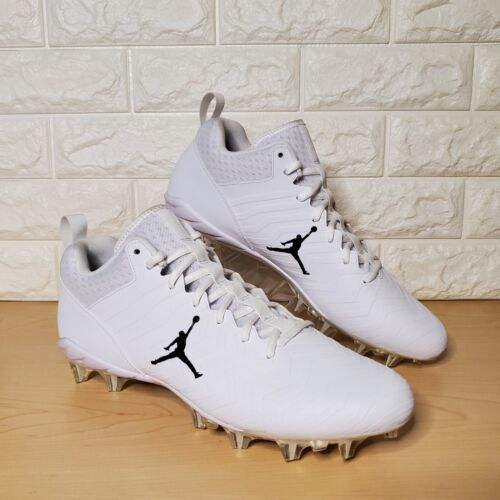 Primary image for Air Jordan Alpha Menace Pro 2 Low 13.5 Football Cleats White  DO6376-100 *Read* 