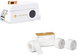 White Adhesive Labels, Three Rolls, 20Mm*40Mm, Phomemo D50 Label Maker. - £53.17 GBP