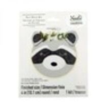 Needle Creations 4 Inch Felt Embroidery Hoop Kit Raccoon - $7.36