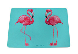 Zeckos Betsy Drake Colorful Pink Flamingos Comfort Floor Mat 18 In. X 26 In. - £43.38 GBP