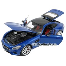 Maisto Special 1:18 Scale Die Cast Car - Blue Mercedes-Benz AMG GT with Base - £43.45 GBP