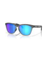 NEW Oakley Frogskins Sunglasses OO9284-1955 Matte Black W/ PRIZM Sapphir... - $118.79
