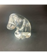 Atlantis Portugal Crystal Hound Dog Figurine 1985 signed - £8.91 GBP