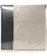 Croscill Crosby 600 Thread Count Sateen Peal Gray Twin Sheet Set - $106.66 CAD