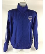 Vintage 1990s Tonix Nologo Track Jacket Tennis Lake Blue Highschool Coat... - $81.17 CAD