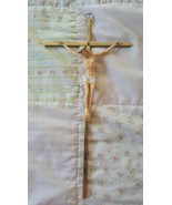 INRI 10&quot; Bronze and Plastic Wall Crucifix Jesus on the Cross - £7.77 GBP