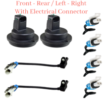 4 ABS Wheel Speed Sensor &amp; Connectors Front Rear L/R Fits: Cadillac Deville DTS - £34.75 GBP