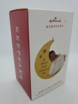 Hallmark  Baby&#39;s First Christmas  Sleeping on Moon   Keepsake Ornament 2019 - £7.91 GBP